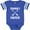 Football Blue and White, variant on Grammys Favorite Grandson Childs Gift Boys or Girls Baby Bodysuit