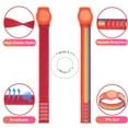 thumbnail image 3 of YUNOVA Wristband for Airtag Kids, 2 Pack Nylon Bracelet for Apple Air Tag Anti Lost GPS Tracker Holder with Protective Case Strap for Children, Adjustable Watch Bands for Toddlers Girls Boys Elders, 3 of 6