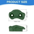 thumbnail image 2 of Rock Climbing Holds, 10 Pcs Small Climbing Rock Wall Grips with Double Hole for Playground Accessory, Green-A, 2 of 7