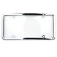 Auto Drive Chrome Metal AntiTheft License Plate Cover and Frame