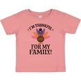 thumbnail image 3 of Inktastic Thanksgiving Girl Turkey Thankful For Family Girls Baby T-Shirt, 3 of 5