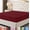 Burgundy, variant on Twin XL Fitted Sheets - Bulk Pack of 4 Bottom Sheets - Soft Brushed Microfiber - Deep Pockets - Shrinkage & Fade Resistant - Easy Care (Twin XL, Grey)
