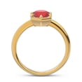 thumbnail image 4 of 2.00 Ct Round Cut Red Ruby Gemstone Unique Solitaire Wedding Ring for her Solid 14K Yellow Gold Size 6.5 by Diamond-Capitals, 4 of 8