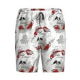 thumbnail image 3 of Yiaed Koi Fish for Men's Soft Sleep Pajama Short Lounging Pajama Shorts-XX-Large, 3 of 8