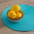 thumbnail image 3 of Juego de 4 manteles individuales Disko Round Turquoise de No Now Designs VENTILADOR, 3 of 3