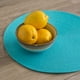 thumbnail image 3 of Juego de 4 manteles individuales Disko Round Turquoise de No Now Designs VENTILADOR, 3 of 3