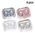 thumbnail image 3 of Cajas de lentes de contacto Caja Organizadora con pinzas de succión Stick Eyes Cuidado Contenedor Protección Accesorios al aire libre 4 piezas Inevent HA012427-00, 3 of 7