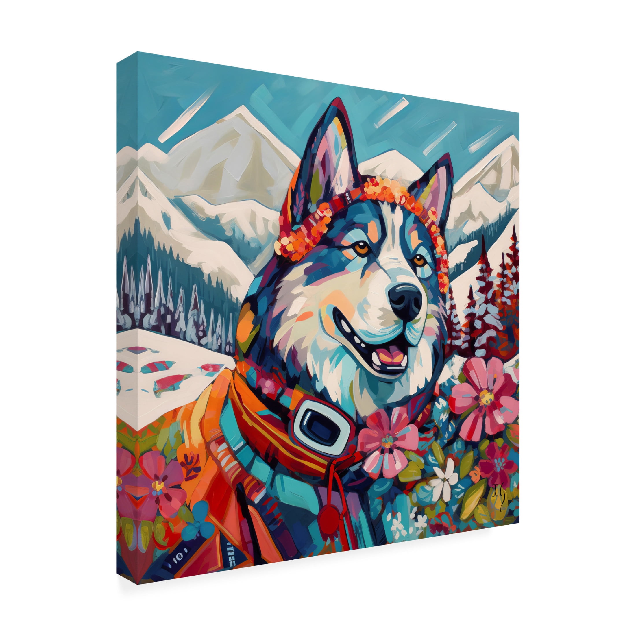 Canvas Wall Art - Ivan Guaderrama 'Dreams Await' Wall Art for Living Room, Bedroom, or Office Décor by Trademark Fine Art - 24 x 24 Inches
