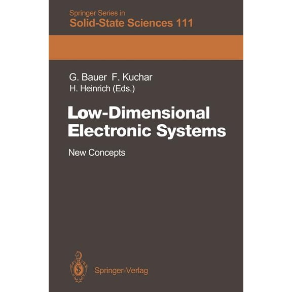 Springer Solid-State Sciences Low-Dimensional Electronic Systems: New Concepts, Book 111, (Paperback)