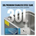 thumbnail image 4 of Ultrasonic Cleaner 30L, Professional Sonic Jewelry Cleaner with Timer & Heater, Stainless Steel Cleaning Machine for Watch Glasses Rings Circuit Boards, 4 of 7