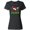 AB-Black, variant on Mommy Claus with Christmas Santa Hat and Snowflakes Women's T-Shirt