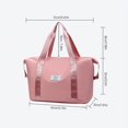 thumbnail image 4 of Portable Travel Duffle Bag, Large Capacity Sports Gym Bag, Women's Carry On Weekender & Overnight Bag, 4 of 5