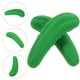 thumbnail image 2 of PTOOTP 2 tapones de silicona reutilizables con forma de pepino para botellas de vino, selladores de cerveza, tapones de corcho para botellas de vino (verde), 2 of 8