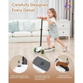 thumbnail image 4 of Scooter / Triciclo Evolutivo 5 en 1  de Equilibrio para Niños, Patinete Multifuncional Convertible con Asiento Desmontable, Guía y Luz LED, Color Blanco, 4 of 5