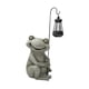 thumbnail image 5 of Estatua de rana para exteriores, luz Solar de rana con luces solares, figura de rana creativa, escultura Animal, adorno de resina para patio, 5 of 9