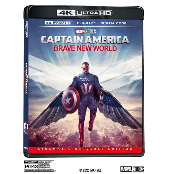 Película Física Disney Capitán América: Nuevo Mundo Valiente 4K