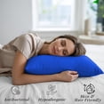 thumbnail image 6 of Amay King Size Pillowcases Set of 2, 500 Thread Count Cotton Pillow Covers, Soft Breathable Cooling Bedding, Royal Blue, 20" x 36 ", 6 of 7