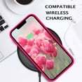 thumbnail image 5 of Sumao Designed for iPhone 13 Case, Silicone Shockproof Slim Thin Phone Case (Hot Pink), 5 of 10