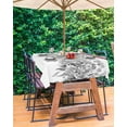 thumbnail image 3 of Eucalyptus Green Leaves Spring Plant Rectangle Tablecloth with Zipper,Waterproof Table Cloth with Umbrella Hole Patio Tablecloths for Outdoor Table,Watercolor Botanical Gradient Table Cover, 3 of 6