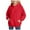 Red, variant on Ccpelsie Boys' Letter Graphic Print Cute Hoodies Long Sleeve Pullover Hoodie Sweatshirt(Red,13-14 Years)