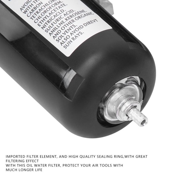 Filtro de compresor, herramienta reguladora de agua y aceite para compresor de presión de aire de 3/8", filtro de aire, regulador probado profesionalmente