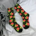 thumbnail image 4 of JUNZAN Cartoon Snail Mens Funny Socks for Men Women Colorful Fun Novelty Crew Patterned Socks, 4 of 6