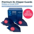 thumbnail image 4 of Clipquik Premium XL Clipper Guards, Extra Strong and Sturdy, 1.75 Inch (44mm) 1.5 Inch (38mm) 1.25 Inch (32mm) (#14, #12, #10) Extra Long, Large Guide Comb Set Fits Most Wahl Full Size Hair Clippers, 4 of 4