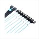 thumbnail image 1 of Cable Adaptador MCIO 74P 8X 8I SAS SFF-8654 8i PCI-e Ultraport Slimline 5.0 A 8X 7P Hembra de 90 Grados, 0,5 M, 1 of 5