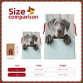thumbnail image 3 of Naloa Adorable Puppy Portrait Drawstring Christmas Bags, 3D Xmas Gift Bags, Christmas Wrapping Bags, Xmas Goodie Bags, Treat Pouch Bags, Party Favor Bags-Medium, 3 of 9