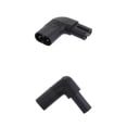 thumbnail image 1 of IEC320 C7-C8 Adaptador De Enchufe De CA De ángulo Convertidor De Corriente De ángulo Izquierdo Sunnimix, 1 of 8