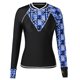 thumbnail image 1 of Traje de baño de surf con estampado de manga larga, traje de baño de buceo para mujer XXL, 1 of 10
