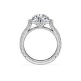 thumbnail image 2 of 1.50 Ct Elegant Round Shape Genuine Diamond (F-G/VS1) Solitaire Wedding Ring for Bride in 14K White Gold Size 7.5 by Diamond-Capitals, 2 of 8