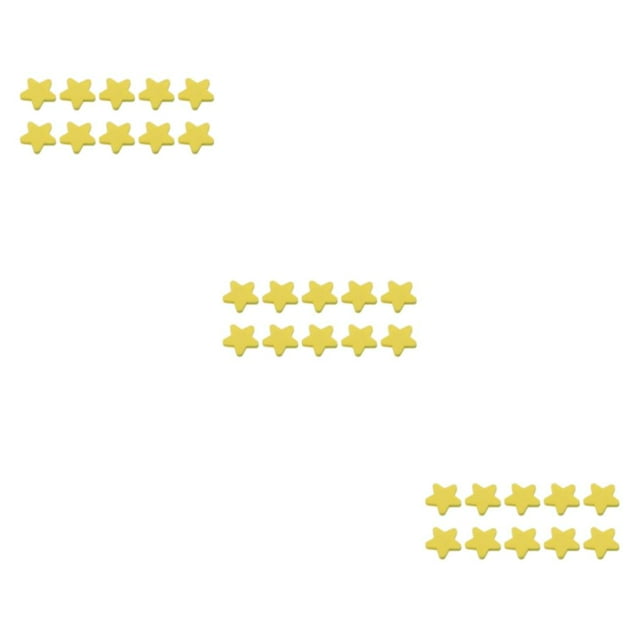 Guardoinrt Beautiful Star Shape Drawer Knobs Easy Installation And Durable Kids Star Shape Drawer Knobs Children Drawer Knobs yellow large 3Set