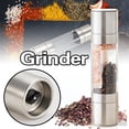 thumbnail image 2 of CAROOTU 2 in 1 Pepper Grinder Stainless Steel Ceramic Grinding Core Adjustable Thickness Removable Manual, 2 of 6