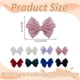 thumbnail image 2 of 8 colores, 16 unidades, clips para zapatos de satén con lazo, hebillas elegantes y desmontables, hebillas para zapatos de moda, 2 of 5