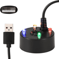 thumbnail image 2 of 4X USB Port 4 Color LED Lights Mini Mister Fog Machine, Indoor Fountain Garden Pond Water Fogger Atomizer Black, 2 of 5