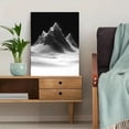 thumbnail image 5 of Qisvanset 12x16 Inch 2D Flat Framed Canvas Art, Floral Snow Cheetah Colorful Animal Home Living Room Wall Decor, 5 of 5