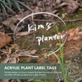 thumbnail image 3 of WHAMVOX Garden Tags Acrylic 6Pcs 4.72X2.99X0.04Inch, 3 of 6