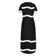 thumbnail image 5 of Vestidos de Verano de Mujer Casual Cuello Redondo Bolsillos de Manga Corta Impresión Vestido Largo, Vestido Ligero de Poliéster para Diario, Fiesta Y Primavera, 5 of 6