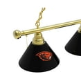 thumbnail image 2 of Oregon State University 3 Shade Billiard Light with Brass Fixture, 2 of 5