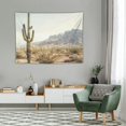 QZHH Cactus Desert Mountains Tapestry 40X30in Soft, Durable, Skin