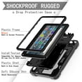 thumbnail image 3 of Epicgadget Case for Amazon Fire 7 (12th Generation, 2022 Released) - Hybrid Case Cover with Kickstand for All-New Fire 7 inch Tablet + 1 Screen Film and 1 Pen (Black/Black), 3 of 5