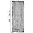30x72 Inch Halloween Spooky Cloth Black Spooky Scary Gauze Mesh for DIY