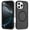 Black, variant on For iPhone 15 Life Waterproof Rugged MagSafe Magnetic Phone Case,Red,For iPhone 15