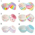thumbnail image 3 of 100Pcs Colorful Party Muffin Cup Rainbow Wrapper Baking Boxes Paper Cupcake Cake Mold 3, 3 of 8
