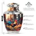 thumbnail image 2 of SUBSH Chicken Urn - Urn for Ashes - Urn for Human Ashes - Cremation Urns for Adult Ashes Men - Ashes Urn Adult (10 inch Pack of 1), 2 of 2