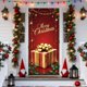 thumbnail image 5 of Uuiauoio Festive Christmas Door Cover with Design,Polyester Door Curtain for Holiday Home Decor, Seasonal Wall and Entryway Decoration for Parties and Family Gatherings,Festival Party Decoration, 5 of 6