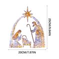 thumbnail image 4 of BOBOMOTI Outdoor Christmas Decorations, Lighted Nativity Scene for Christmas Yard Decor, Xmas Nativity Lawn Religious Scenes, 4 of 4