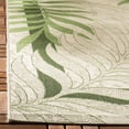 thumbnail image 5 of Safavieh Courtyard Cailyn Floral Indoor/Outdoor Area Rug, Cream/Green, 5'3" x 7'7", 5 of 13