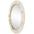 thumbnail image 3 of Currey And Company 1000-0121 Niva 24" Diameter Circular Flat Framed Accent Mirror - Cream, 3 of 4